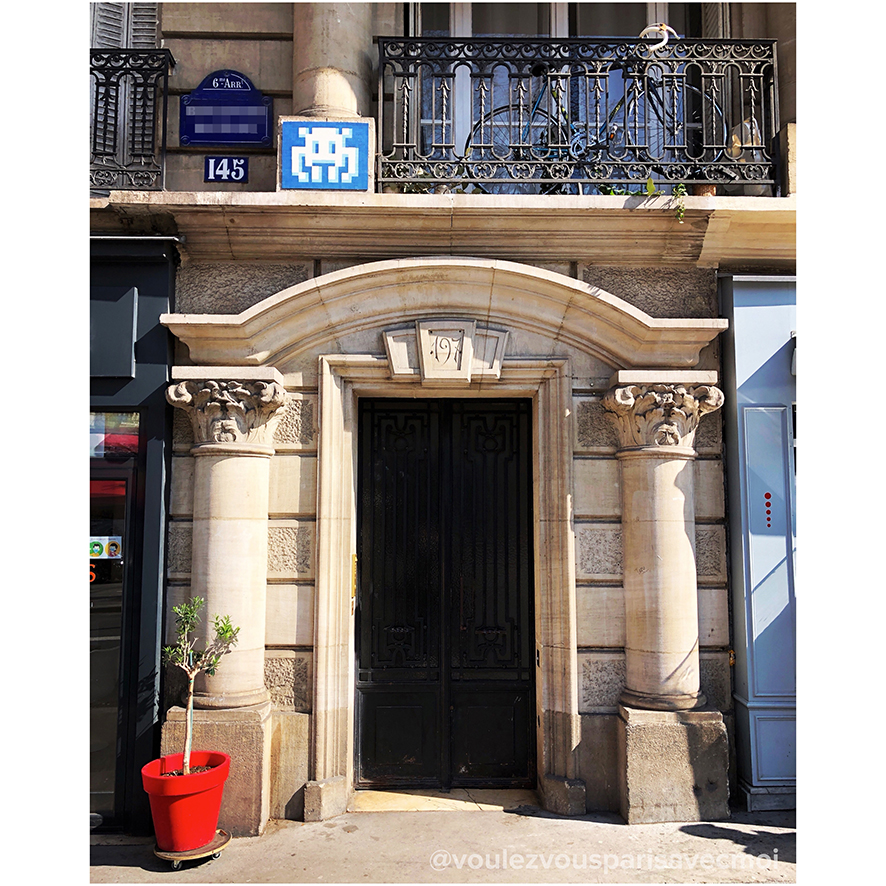 visite guide street art Paris chasse aux space invaders